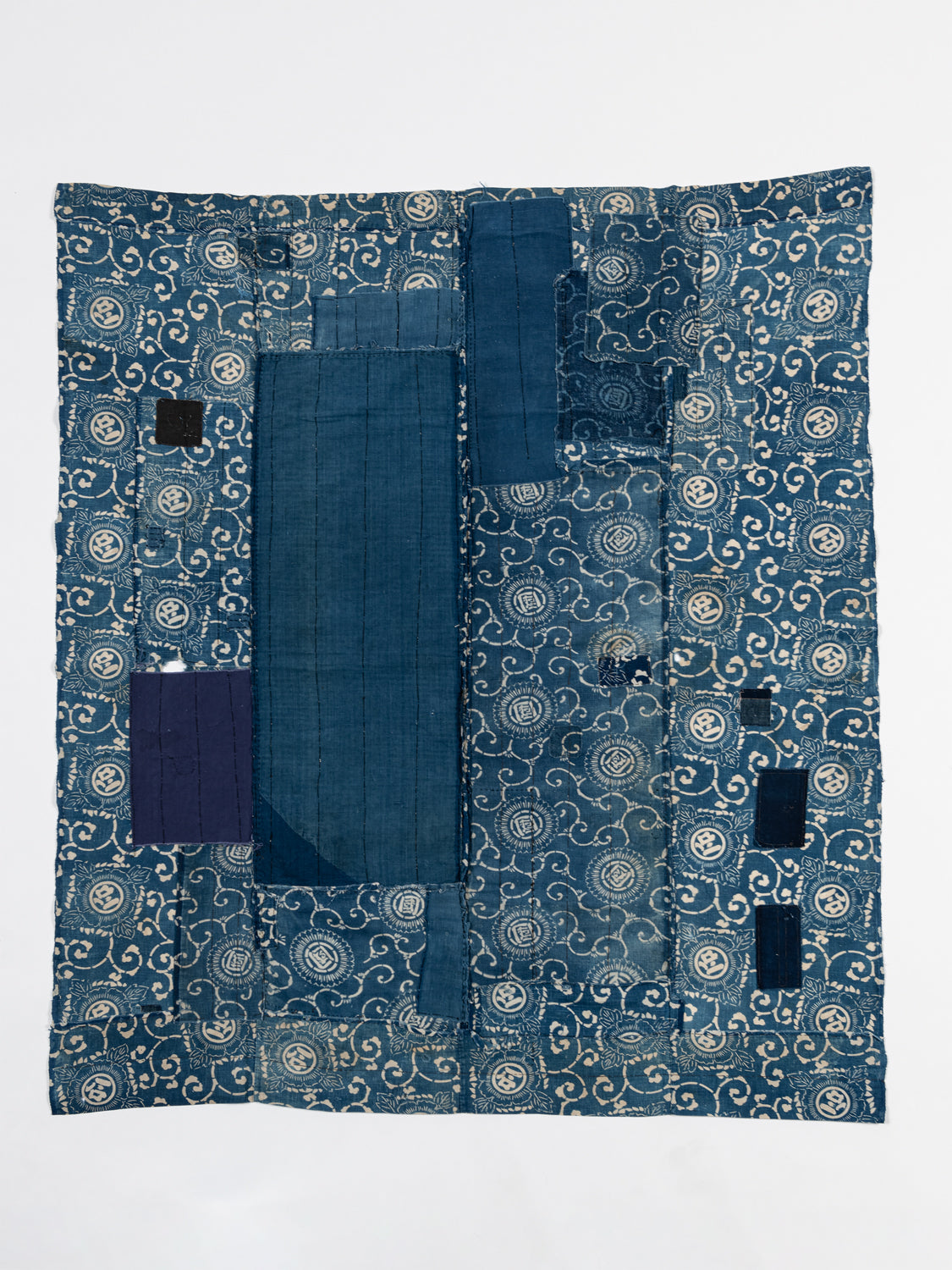 Japanese Boro Indigo Textile