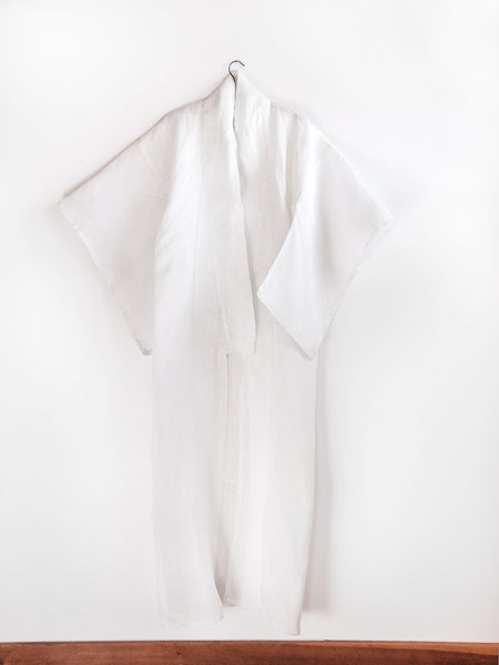 White Hemp Kimono