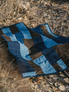 PFAU handmade indigo quilt